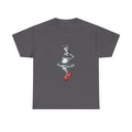 Vintage Gothic Doll T‑Shirt — Red Roller Skate Skeleton Girl Tee