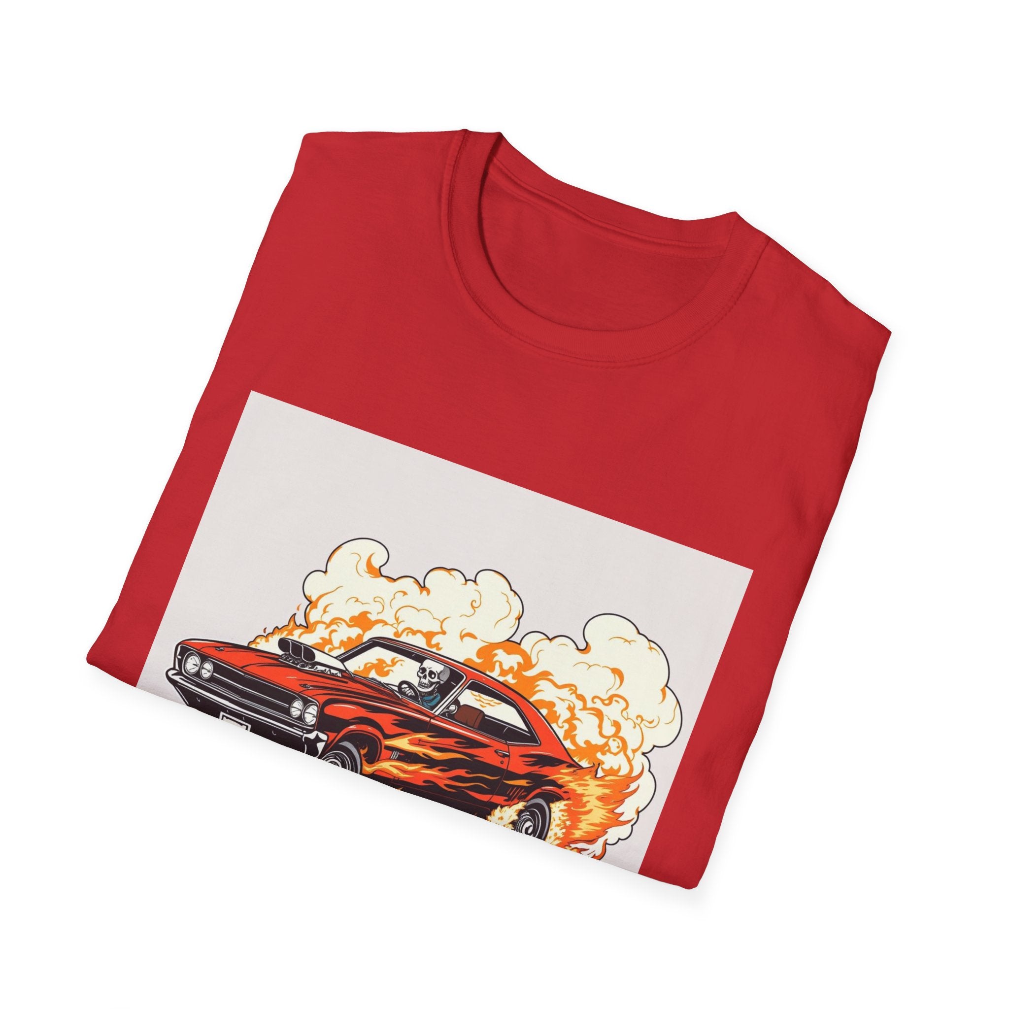 Burn Rubber Not Rules Muscle Car T-Shirt