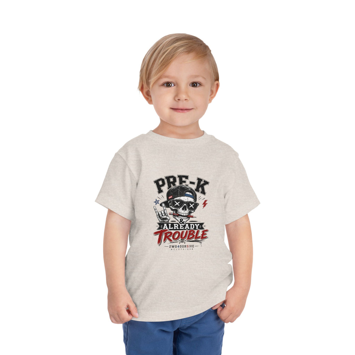 Pre-K Already Trouble Toddler Tee