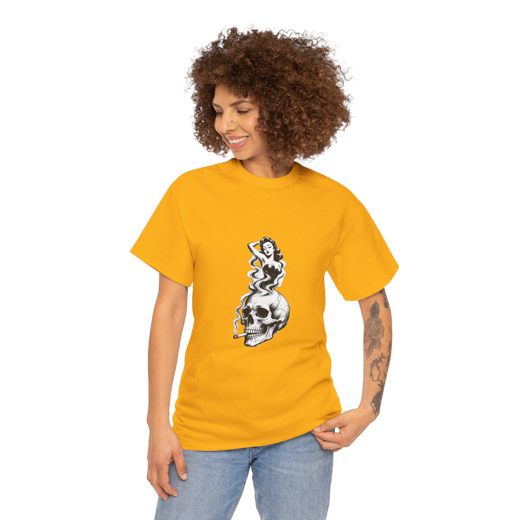 Skull & Pin-Up Graphic Tee