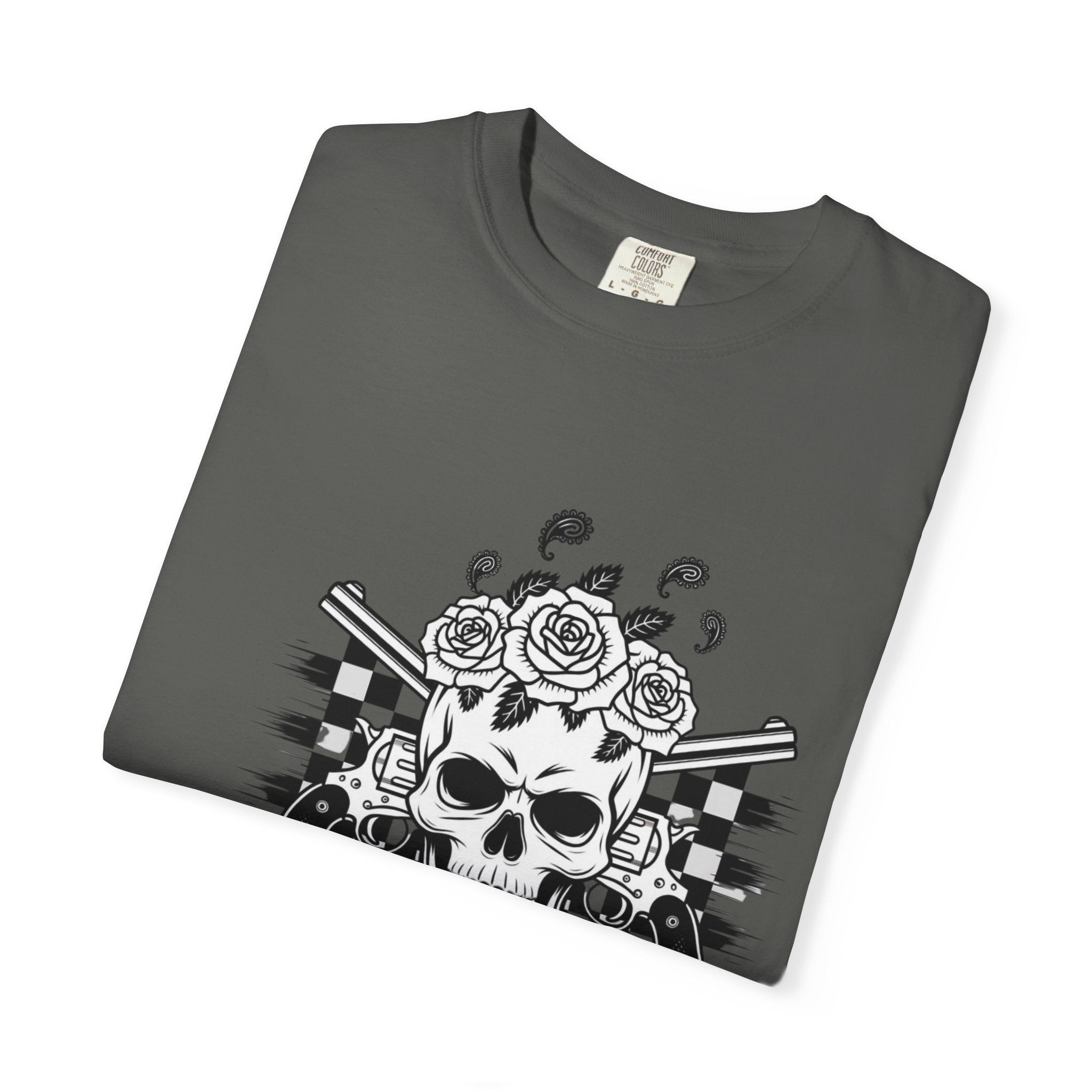 Skull & Roses T‑Shirt — "Freedom Ain't Free" Graphic Tee