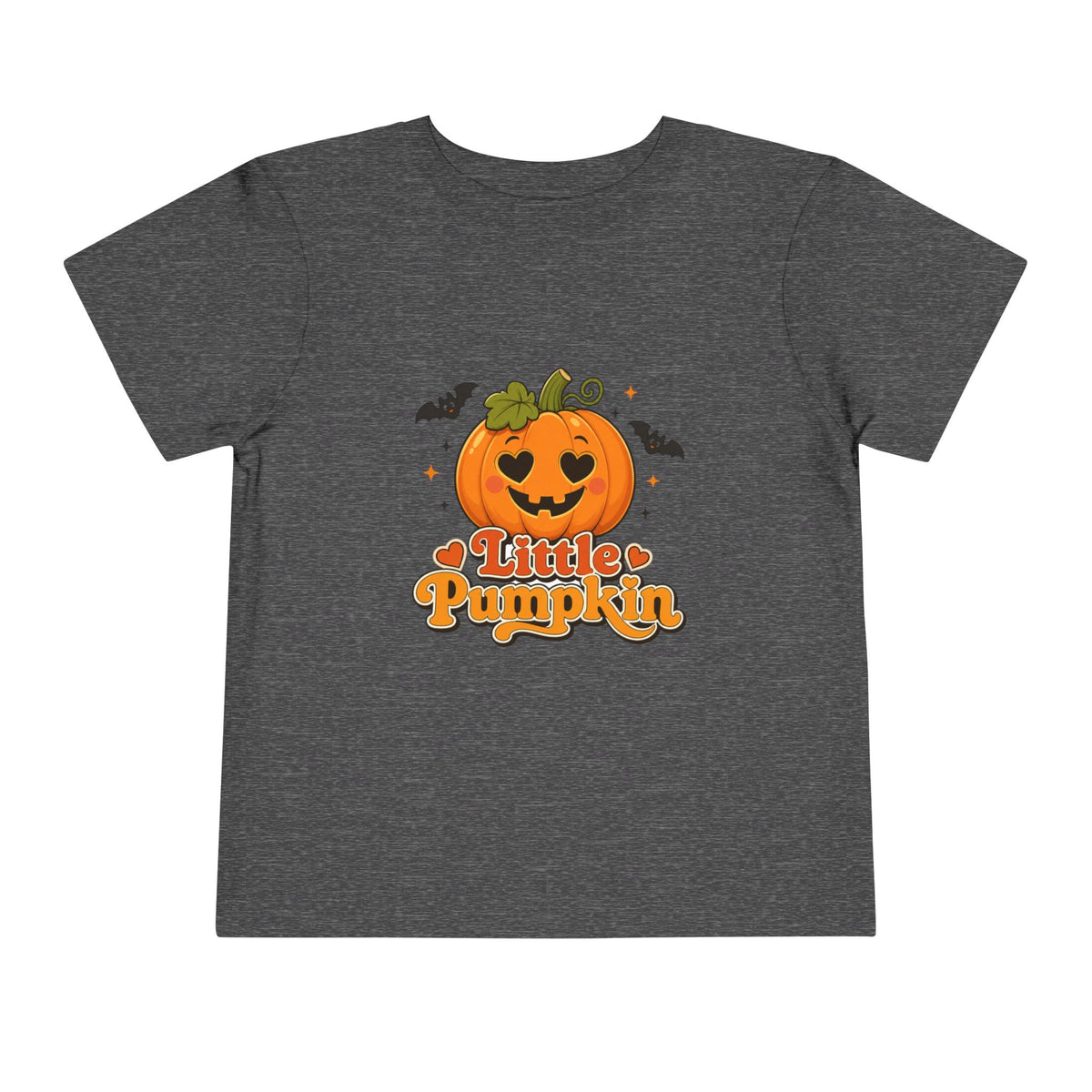 Toddler Tee — "Little Pumpkin" Halloween Jack-o'-Lantern Shirt