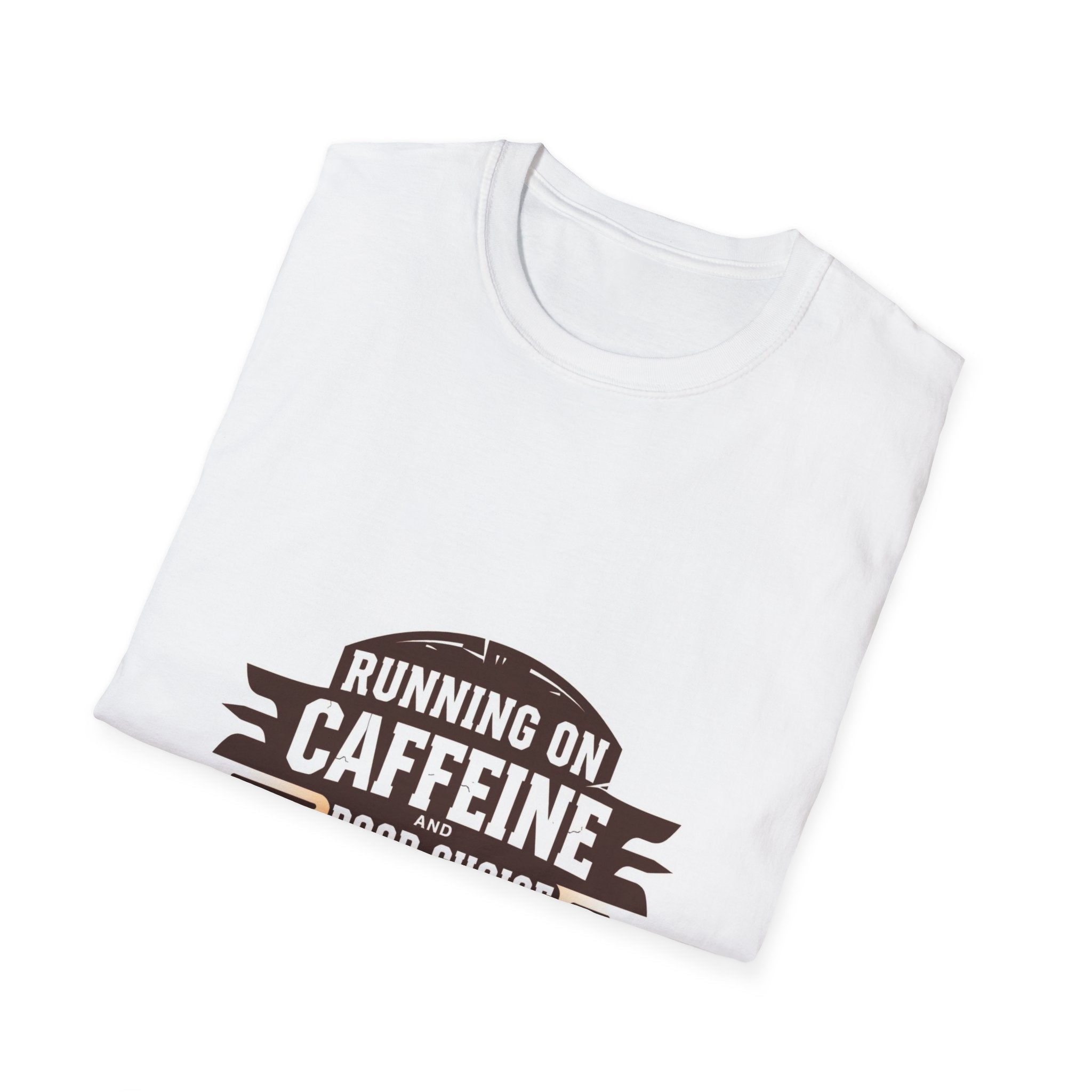 Running on Caffeine T-Shirt — Funny Coffee Lover Tee