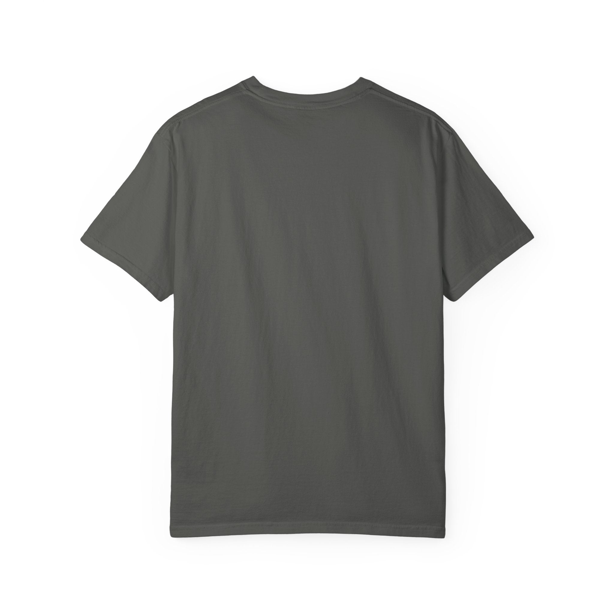 Burning Wheel Graphic T-Shirt — "We Trade Time for Things We Don't Need"