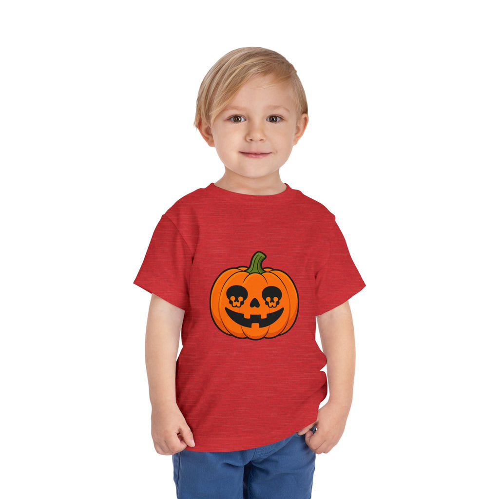 Toddler Pumpkin Jack-O'-Lantern Tee — Cute Halloween Pumpkin Shirt for Kids