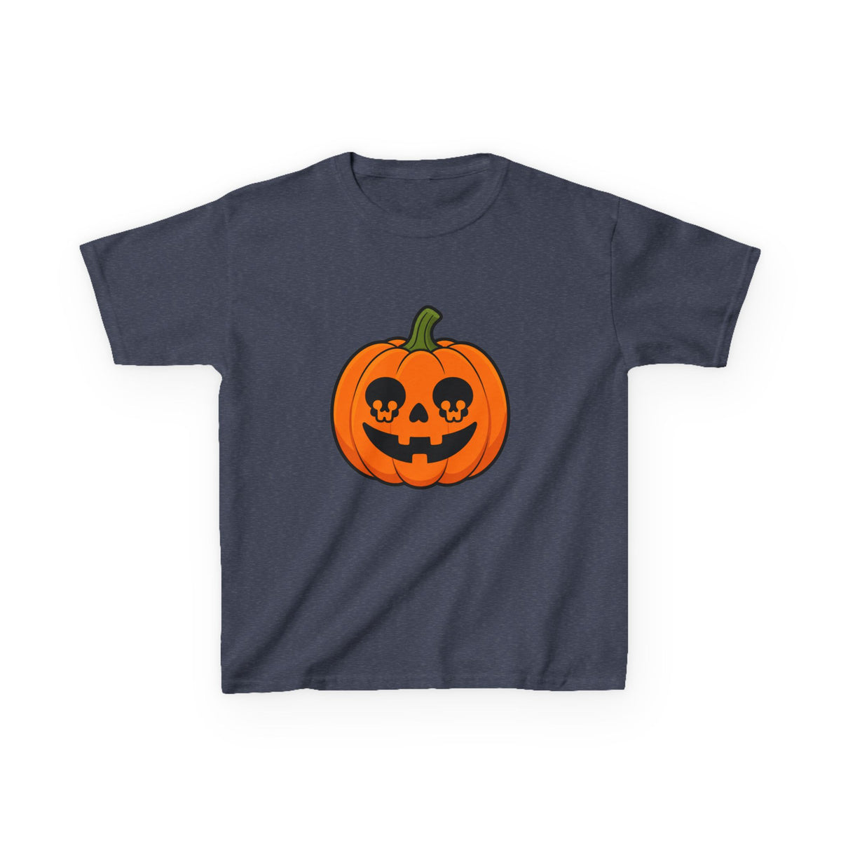 Kids Halloween Pumpkin T-Shirt — Cute Jack-o'-Lantern Tee