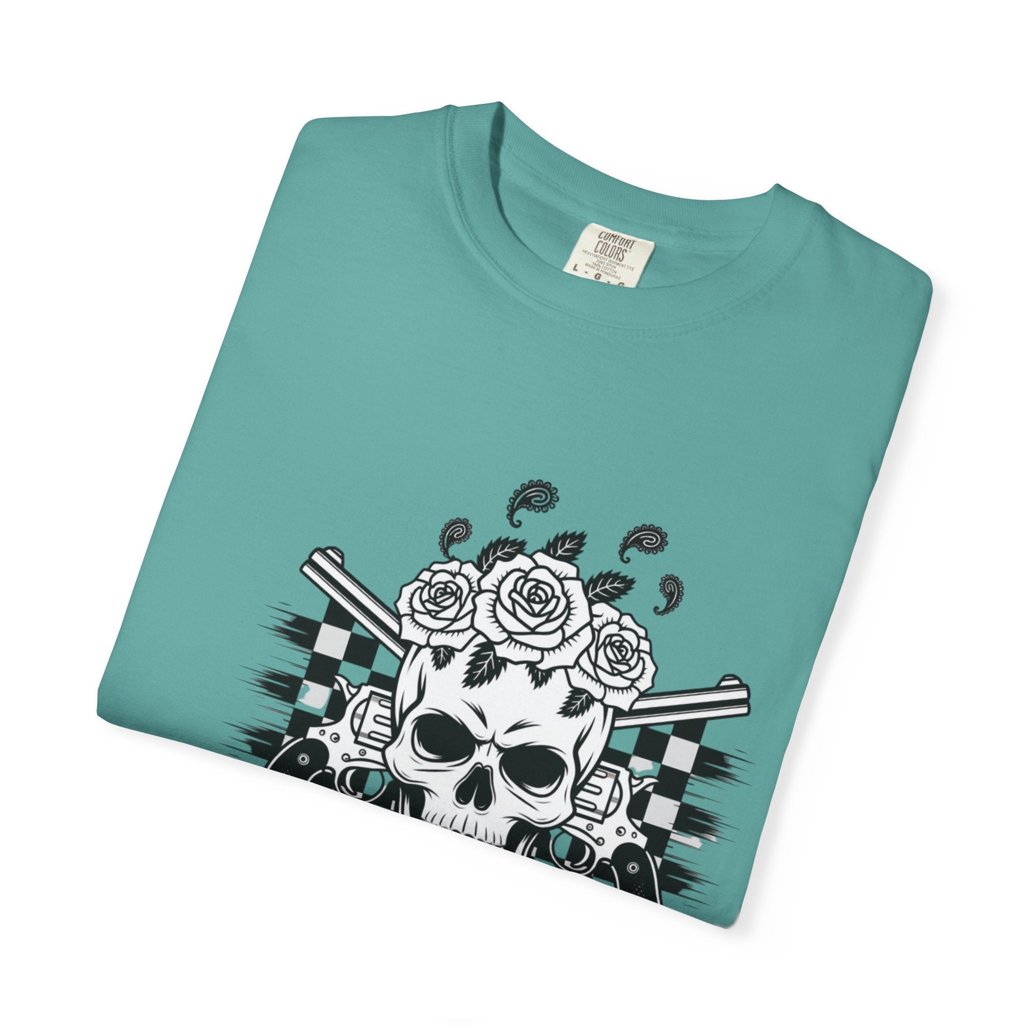Skull & Roses T‑Shirt — "Freedom Ain't Free" Graphic Tee
