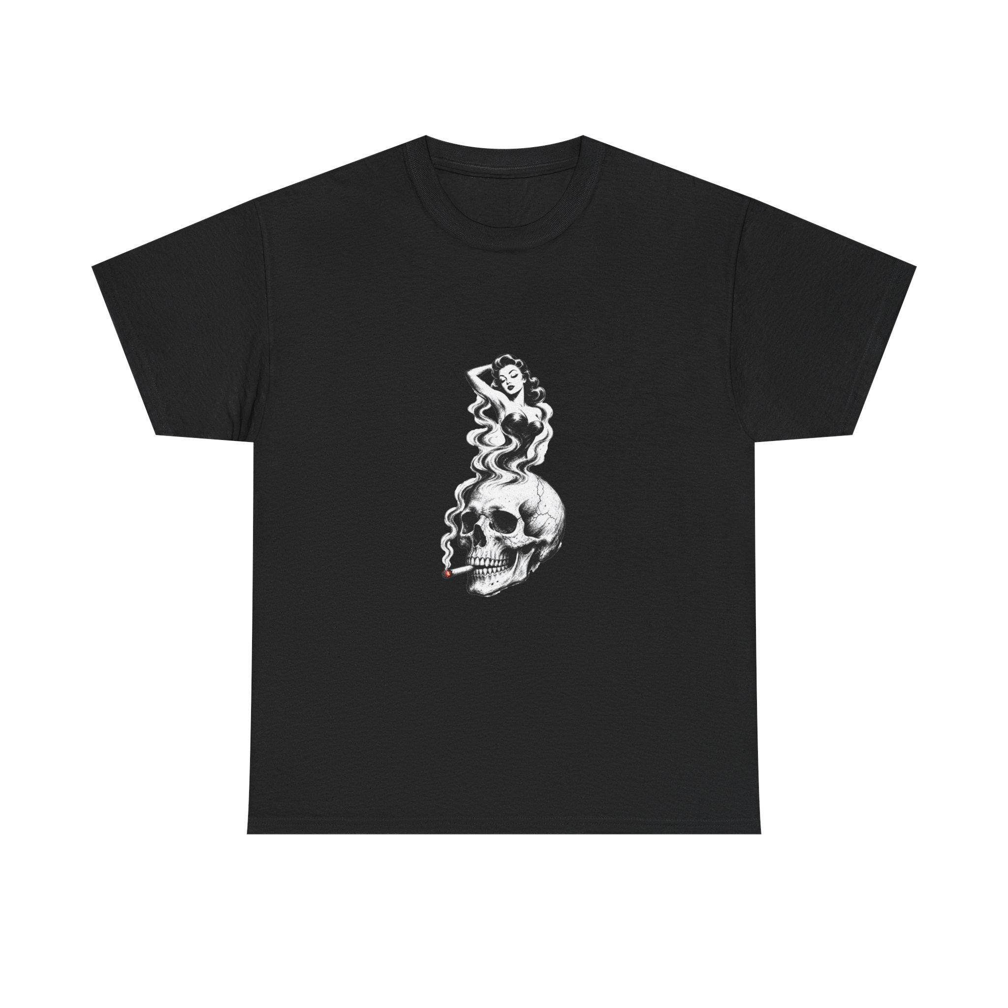 Skull & Pin-Up Graphic Tee