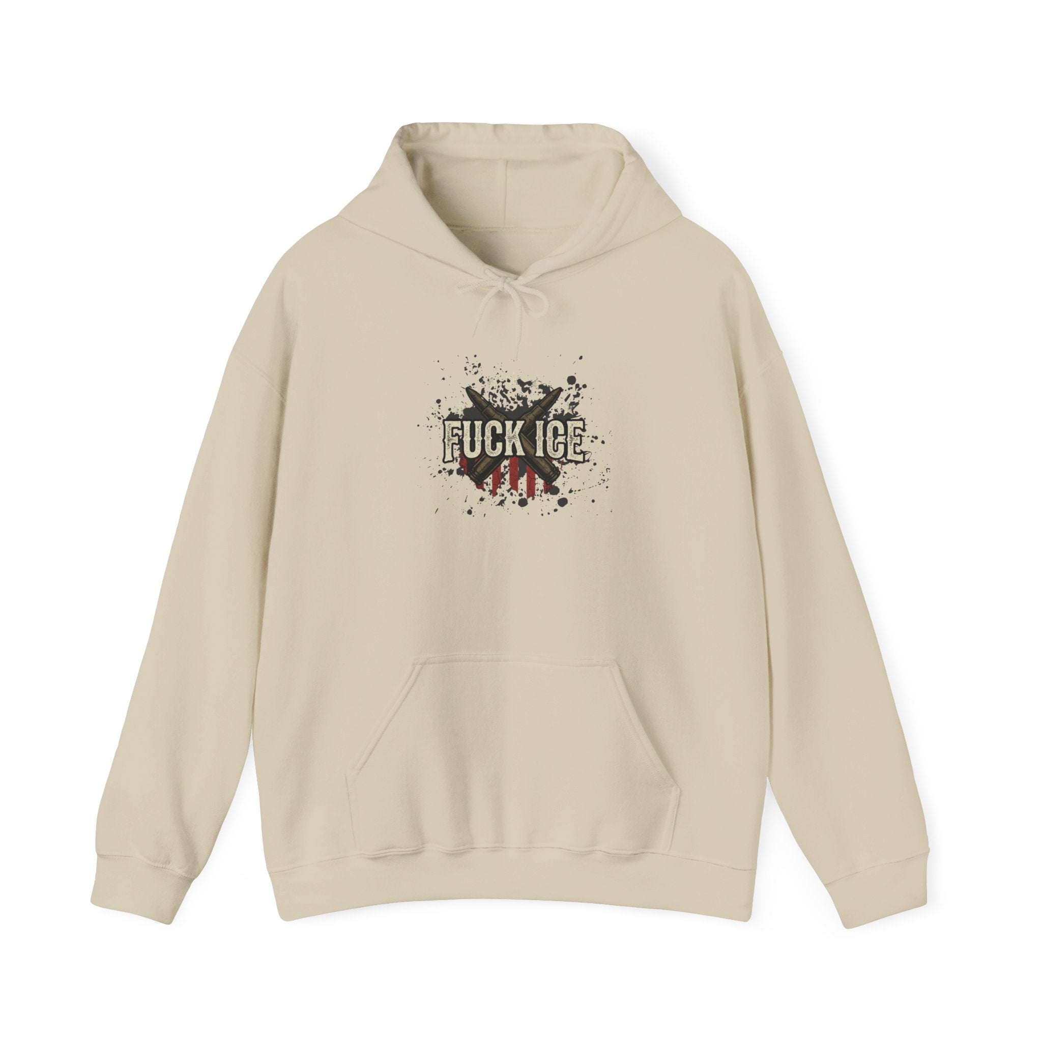 Hoodie — 'FUCK ICE'  Pullover Sweatshirt
