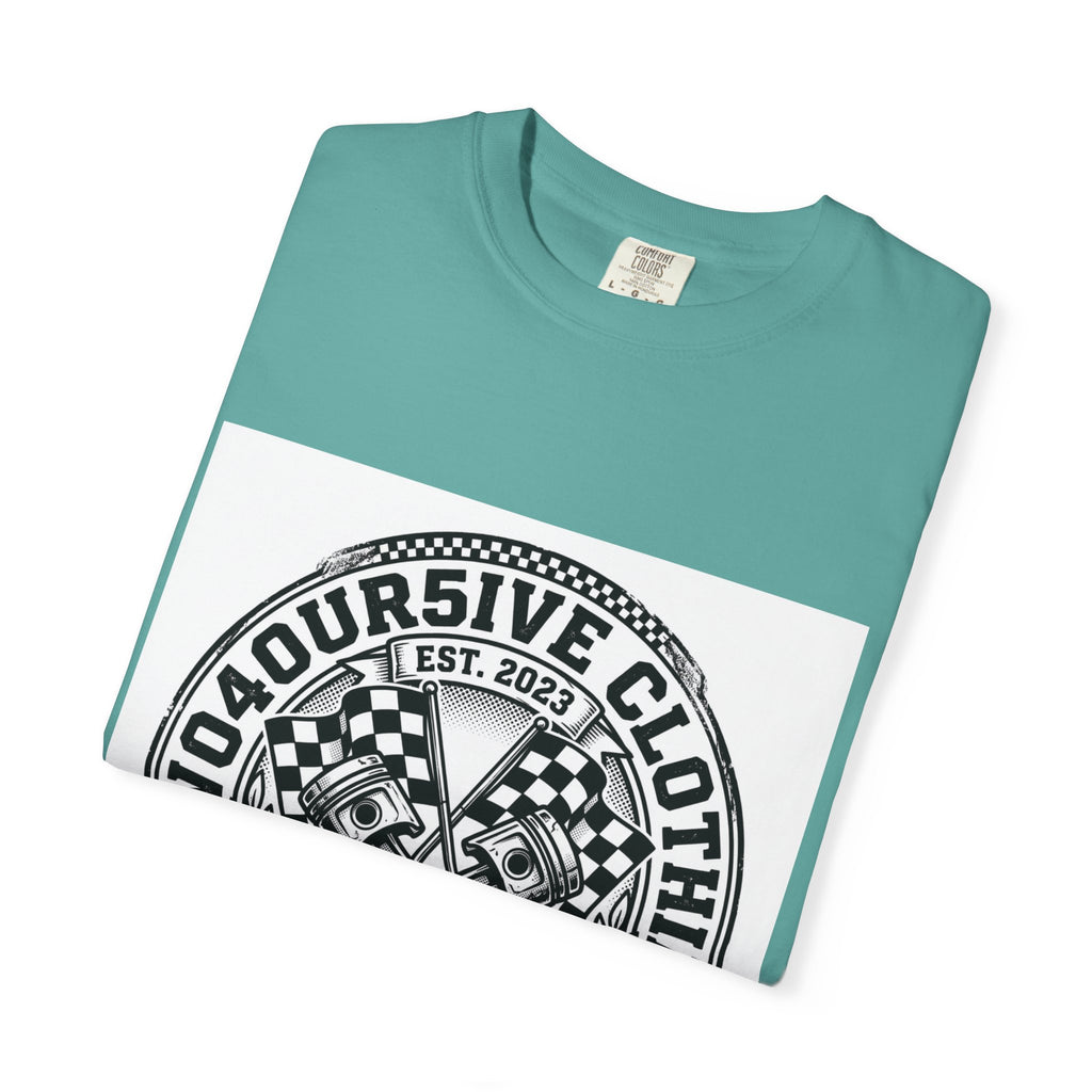 Vintage Racing Crest T-Shirt — '2W04OURSIVE CLOTHING' Graphic Tee