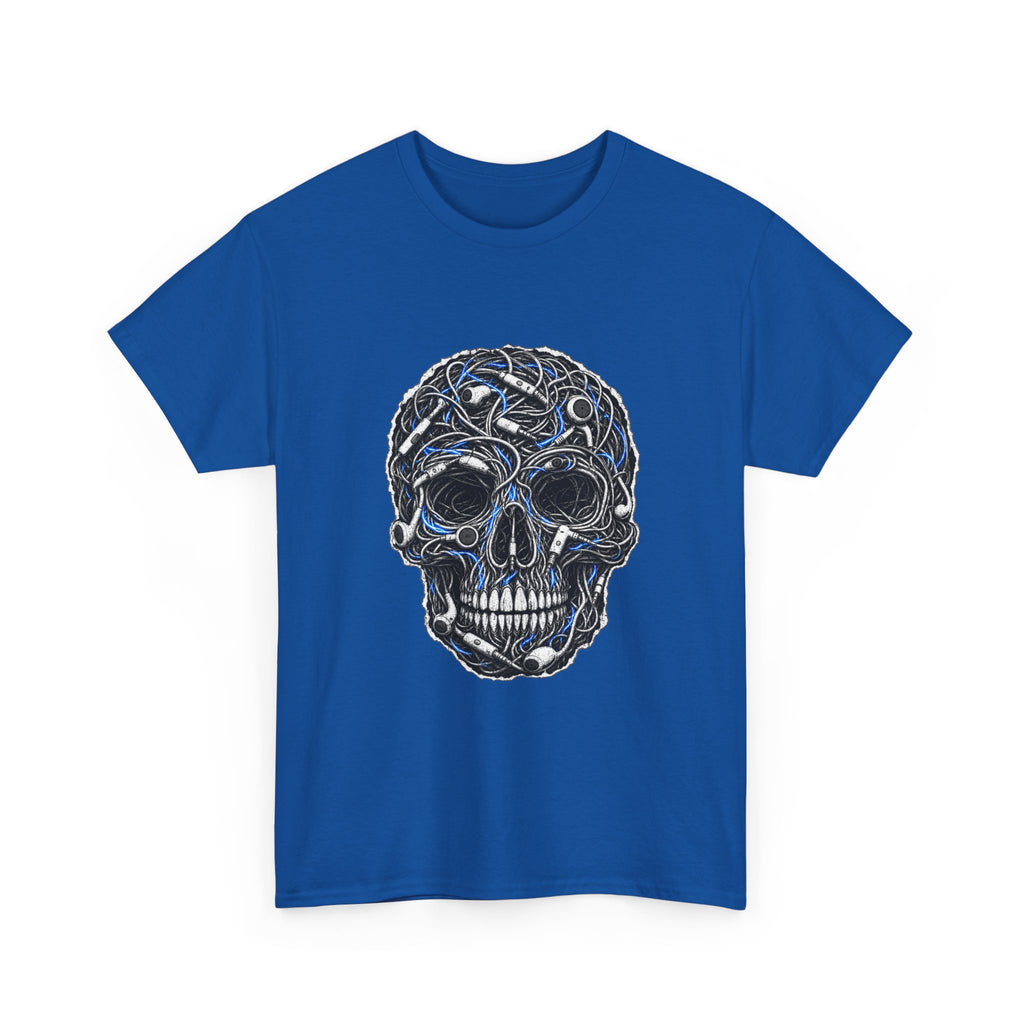 Sketched Celtic Skull Tee – Gothic Skull Graphic T-Shirt