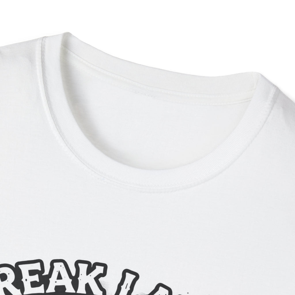 Break Laws Not Hearts Skeleton Guitar T-Shirt