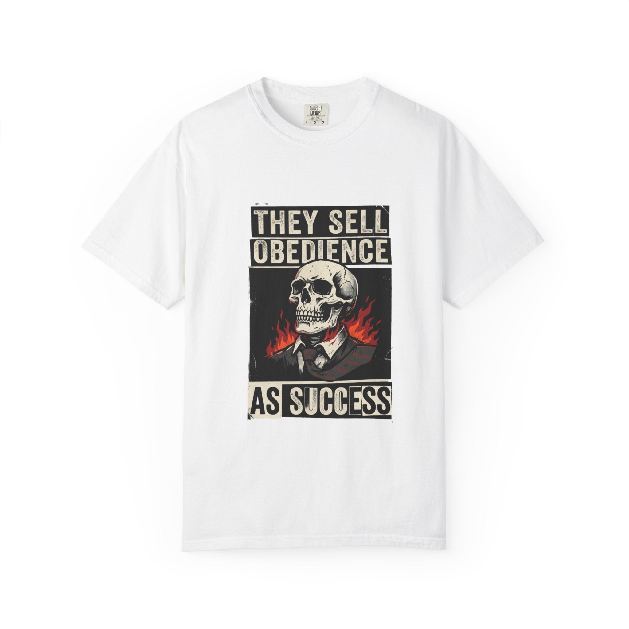 They Sell Obedience As Success Skull Graphic T-Shirt