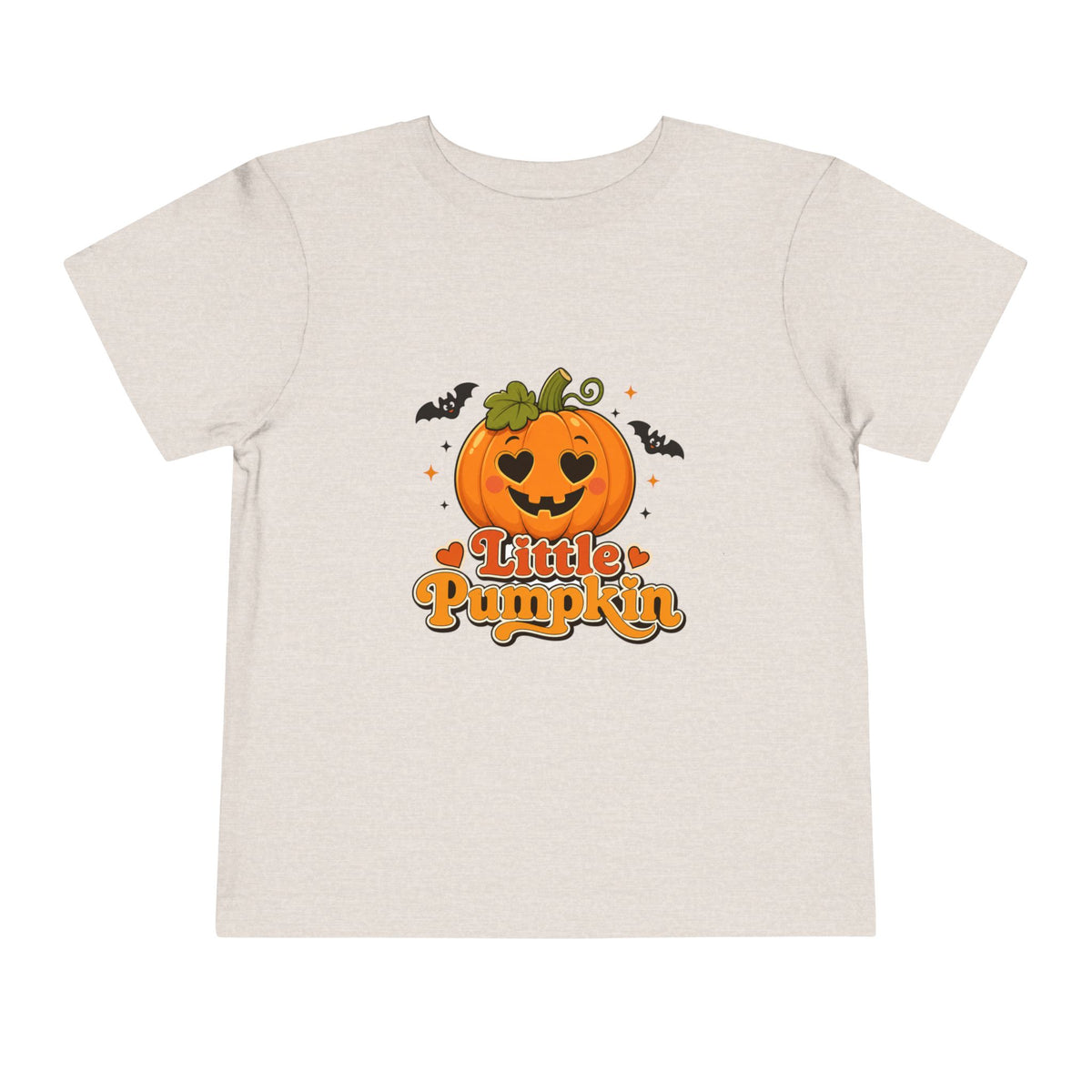 Toddler Tee — "Little Pumpkin" Halloween Jack-o'-Lantern Shirt