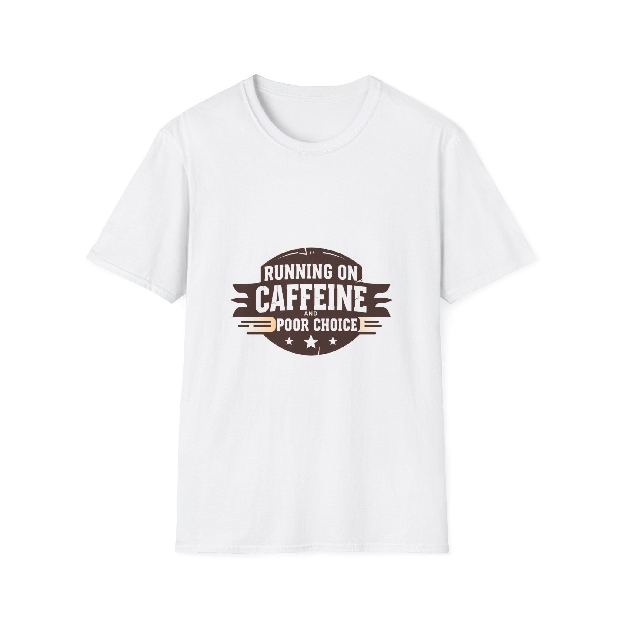 Running on Caffeine T-Shirt — Funny Coffee Lover Tee