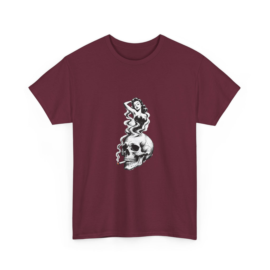 Skull & Pin-Up Graphic Tee