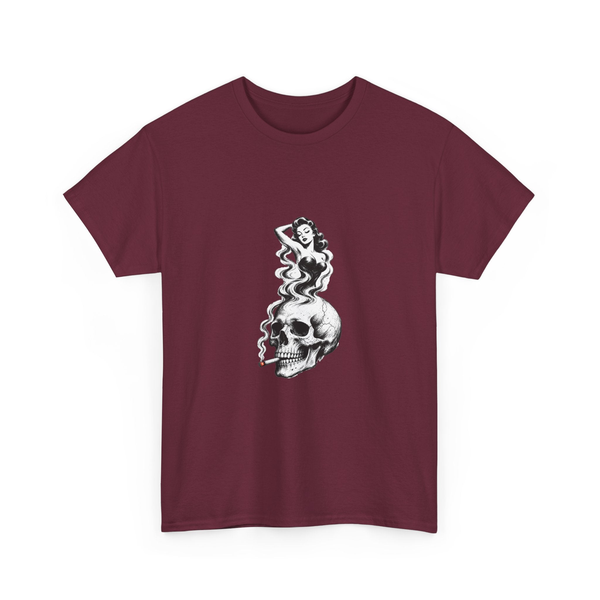 Skull & Pin-Up Graphic Tee