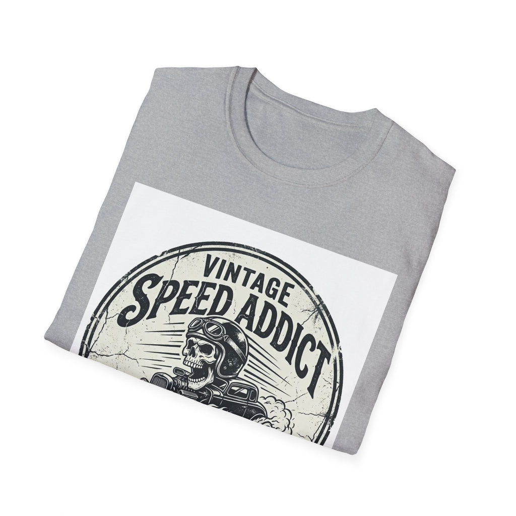 Vintage Speed Addict T-Shirt — Retro Hot Rod Racing Tee