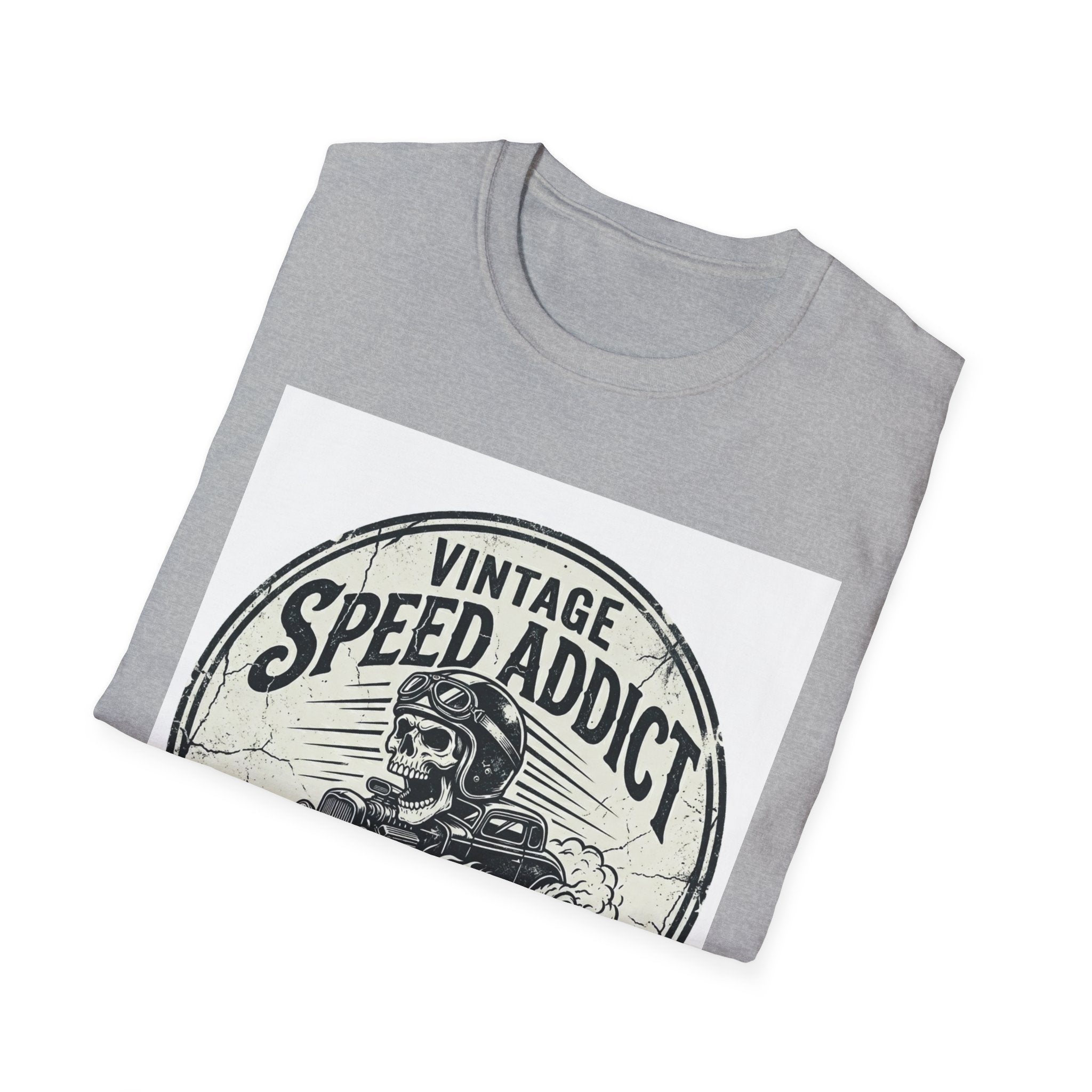 Vintage Speed Addict T-Shirt — Retro Hot Rod Racing Tee