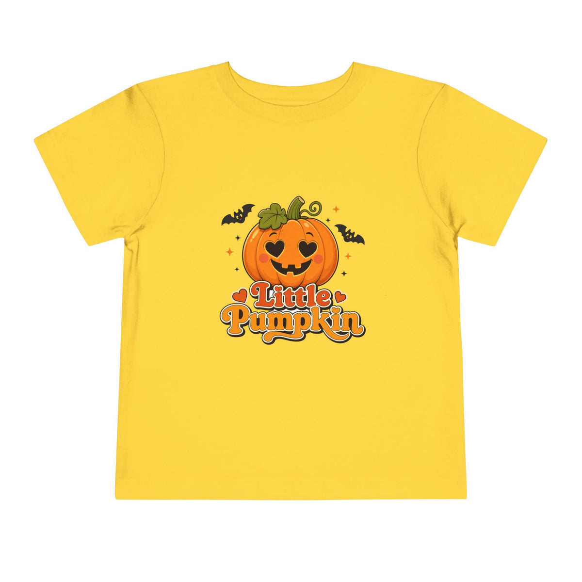 Toddler Tee — "Little Pumpkin" Halloween Jack-o'-Lantern Shirt