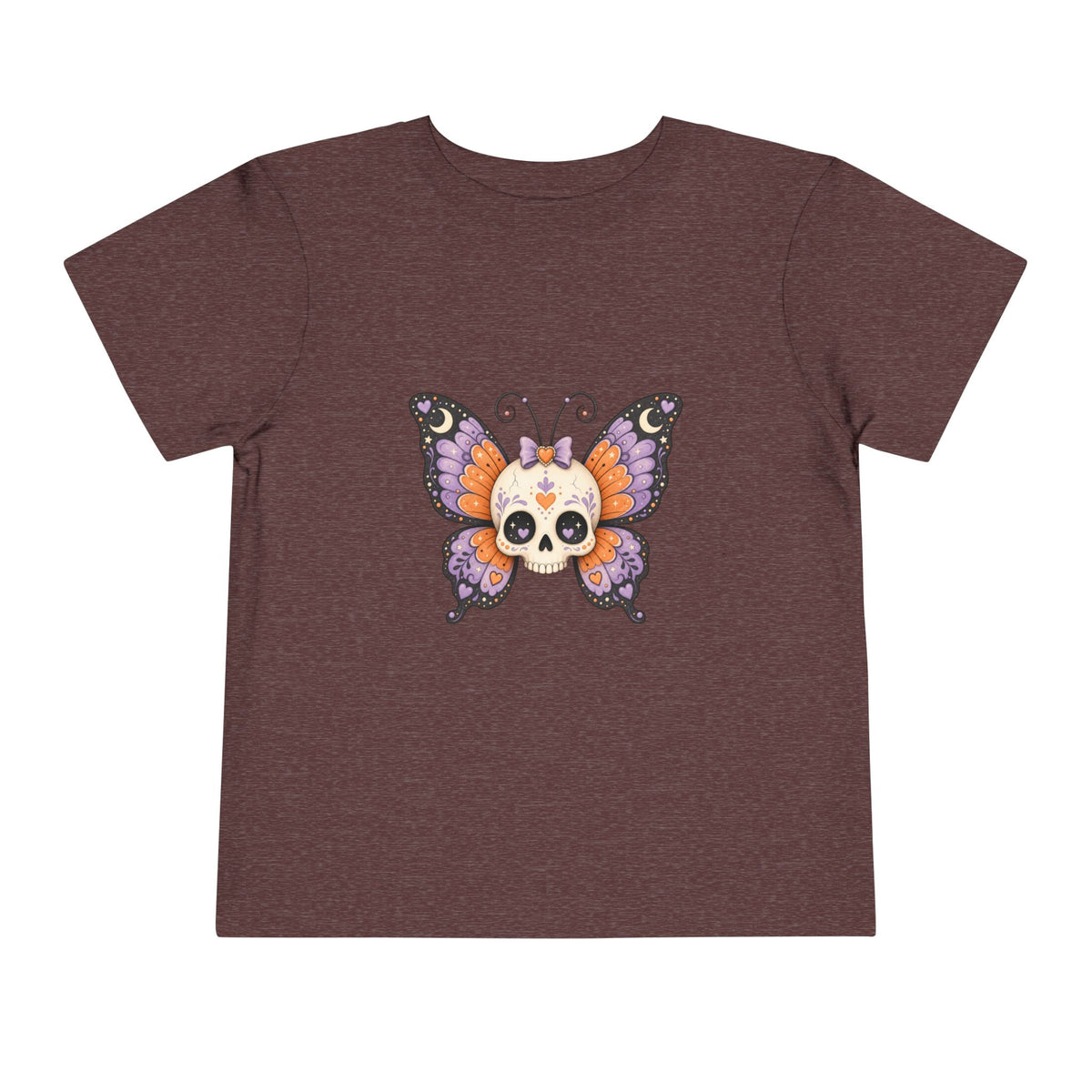 Toddler Tee — Sugar Skull Butterfly Graphic (Day of the Dead Kids Shirt)