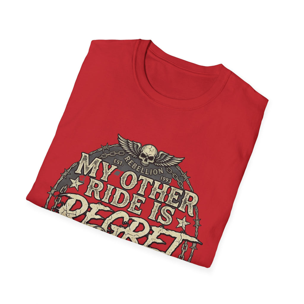 Motorcycle T-Shirt — "My Other Ride Is A Reaper" Vintage Biker Tee