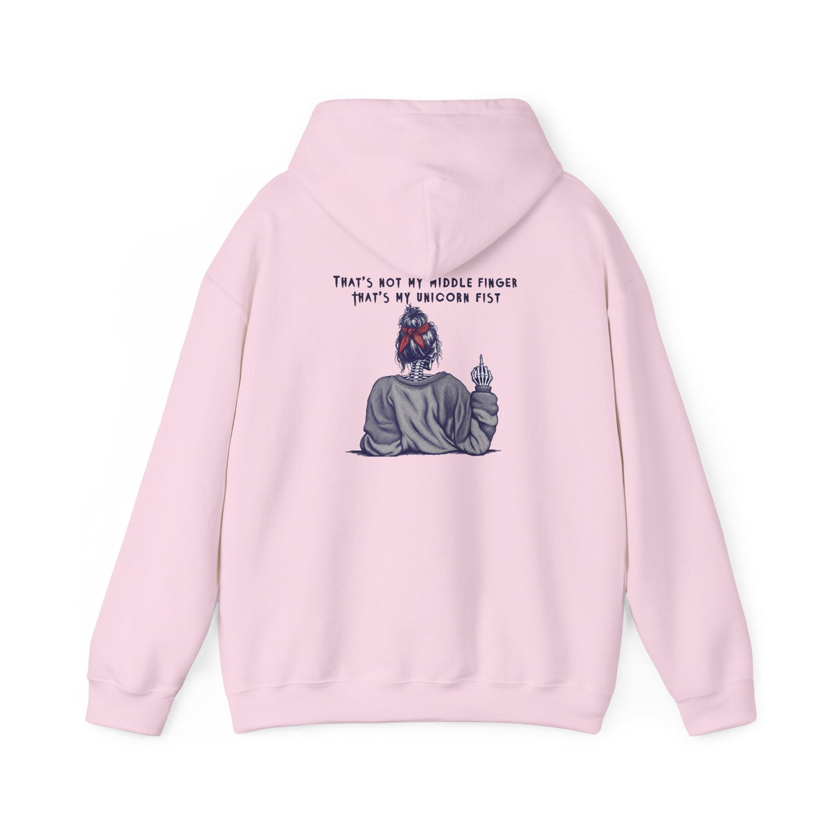 Hoodie — “That’s Not My Middle Finger, That’s My Unicorn Fist” Graphic Hoodie