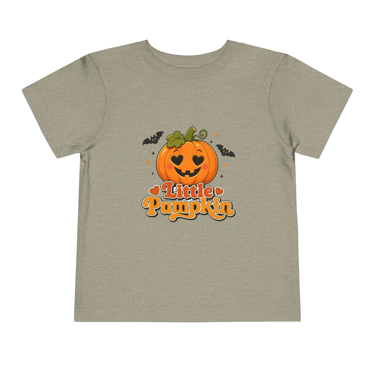 Toddler Tee — "Little Pumpkin" Halloween Jack-o'-Lantern Shirt