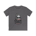 Kids Tee — "Too Glam for Kindergarten" Cute Skull & Bow Back-to-School Shirt