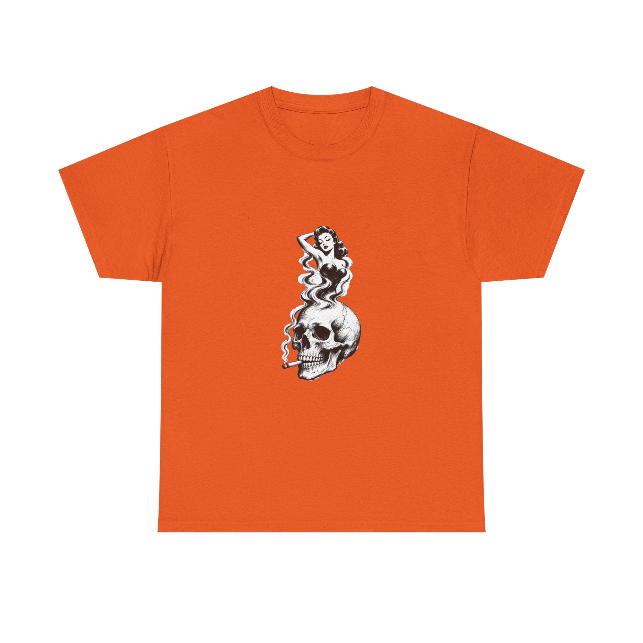 Skull & Pin-Up Graphic Tee