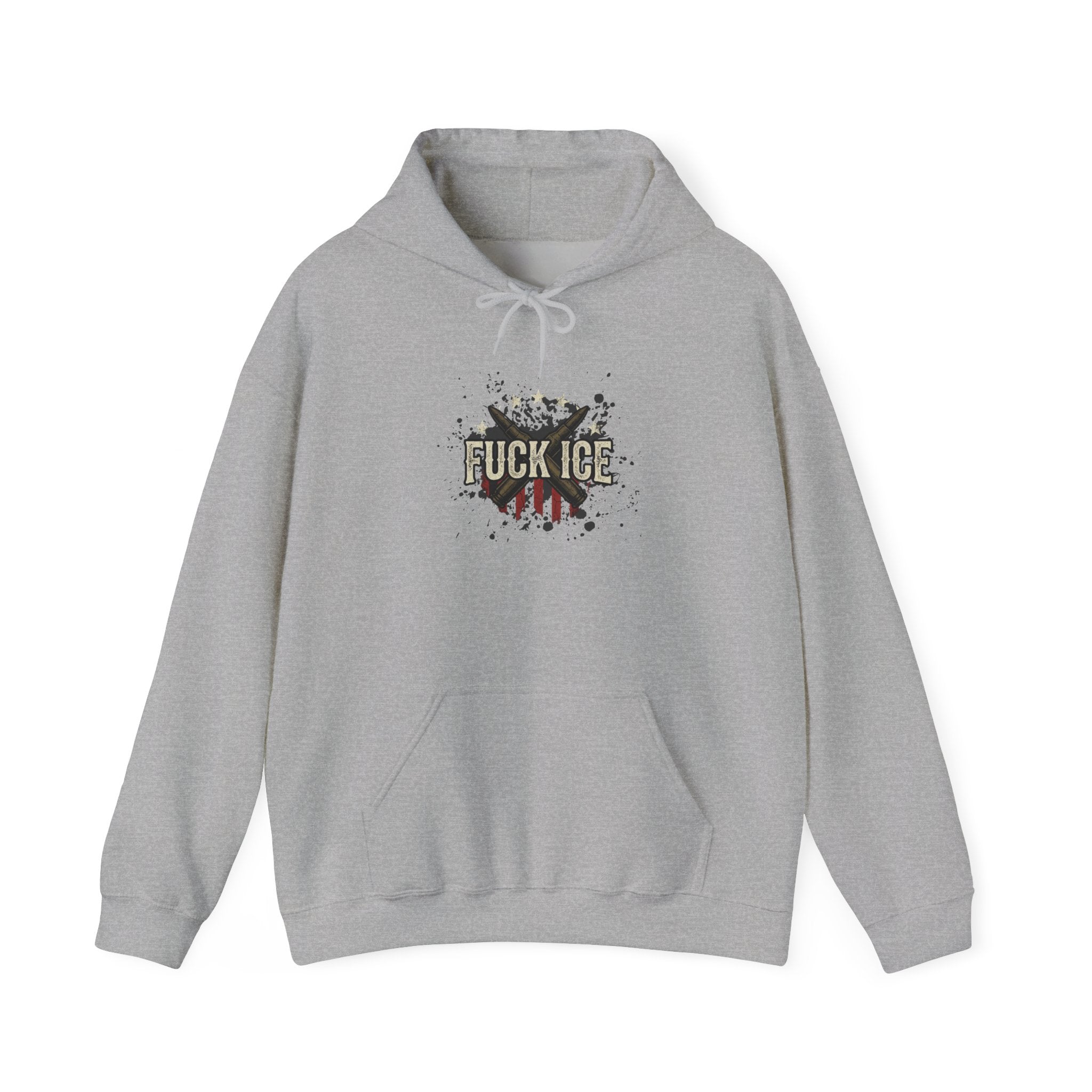 Hoodie — 'FUCK ICE'  Pullover Sweatshirt