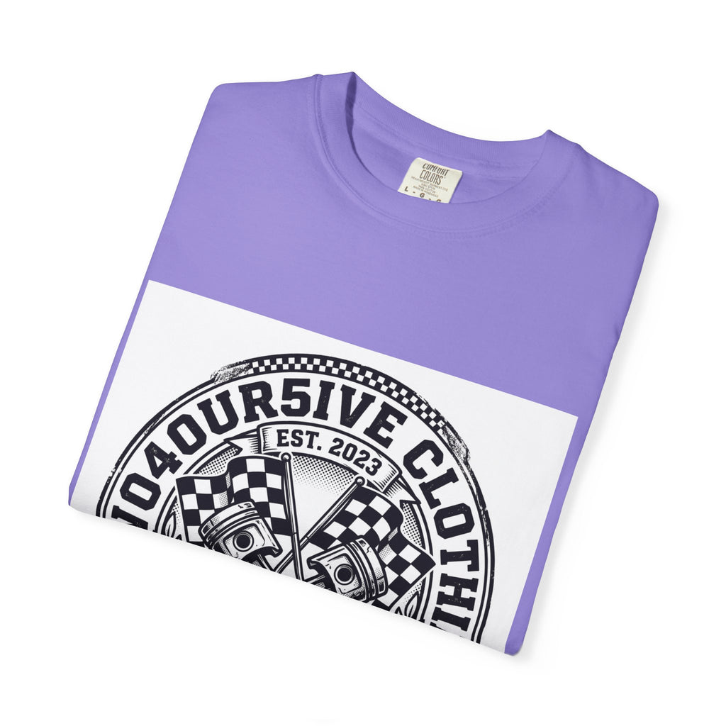 Vintage Racing Crest T-Shirt — '2W04OURSIVE CLOTHING' Graphic Tee