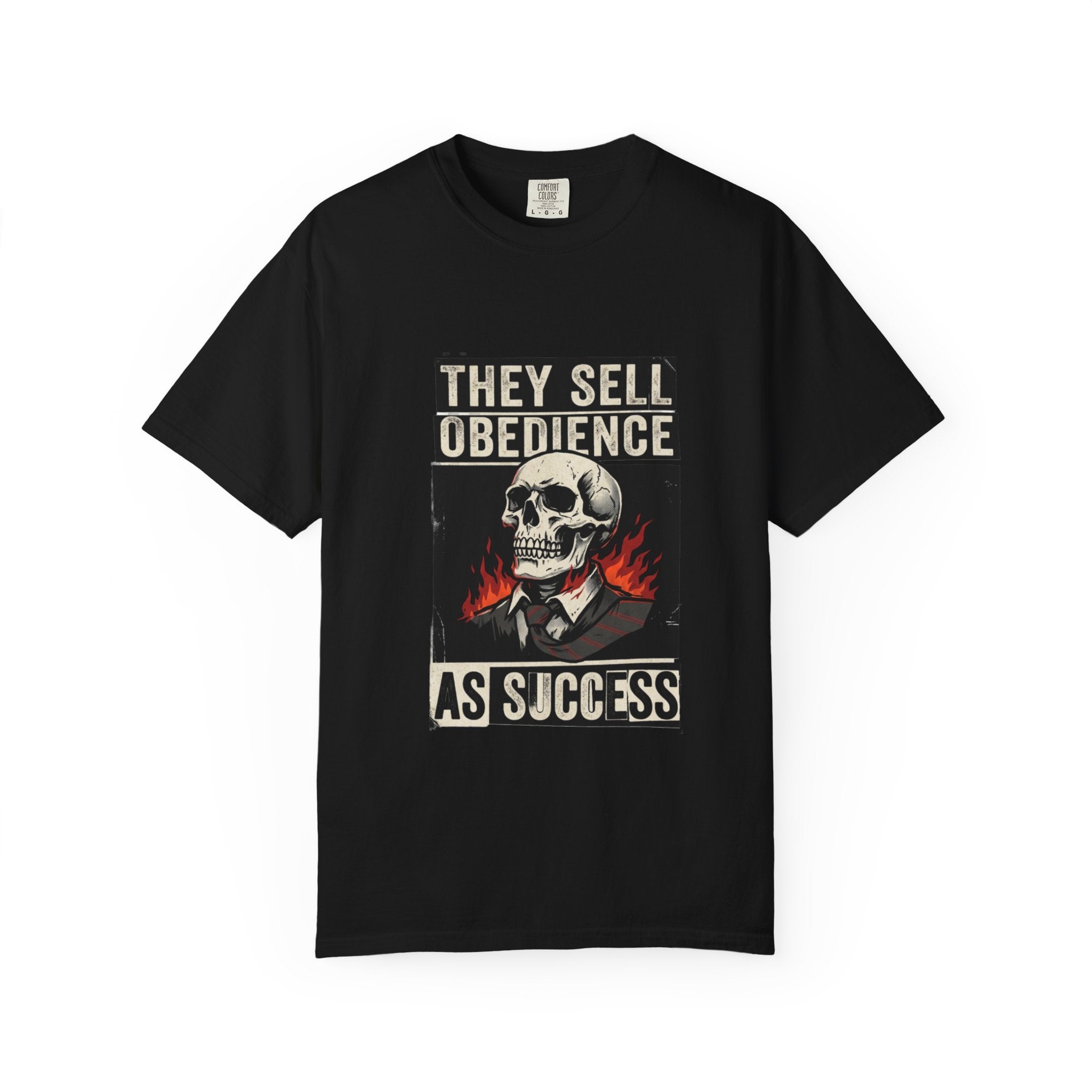 They Sell Obedience As Success Skull Graphic T-Shirt