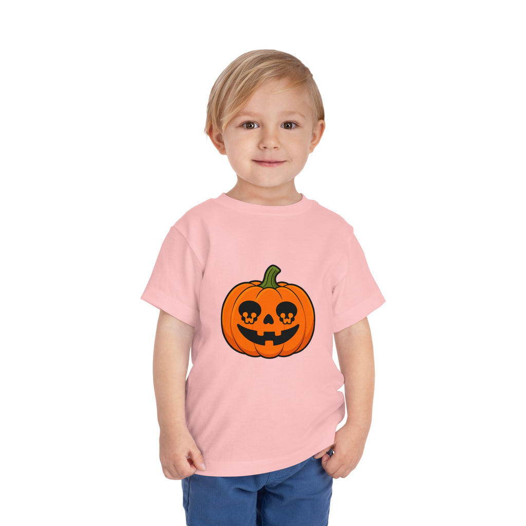 Toddler Pumpkin Jack-O'-Lantern Tee — Cute Halloween Pumpkin Shirt for Kids