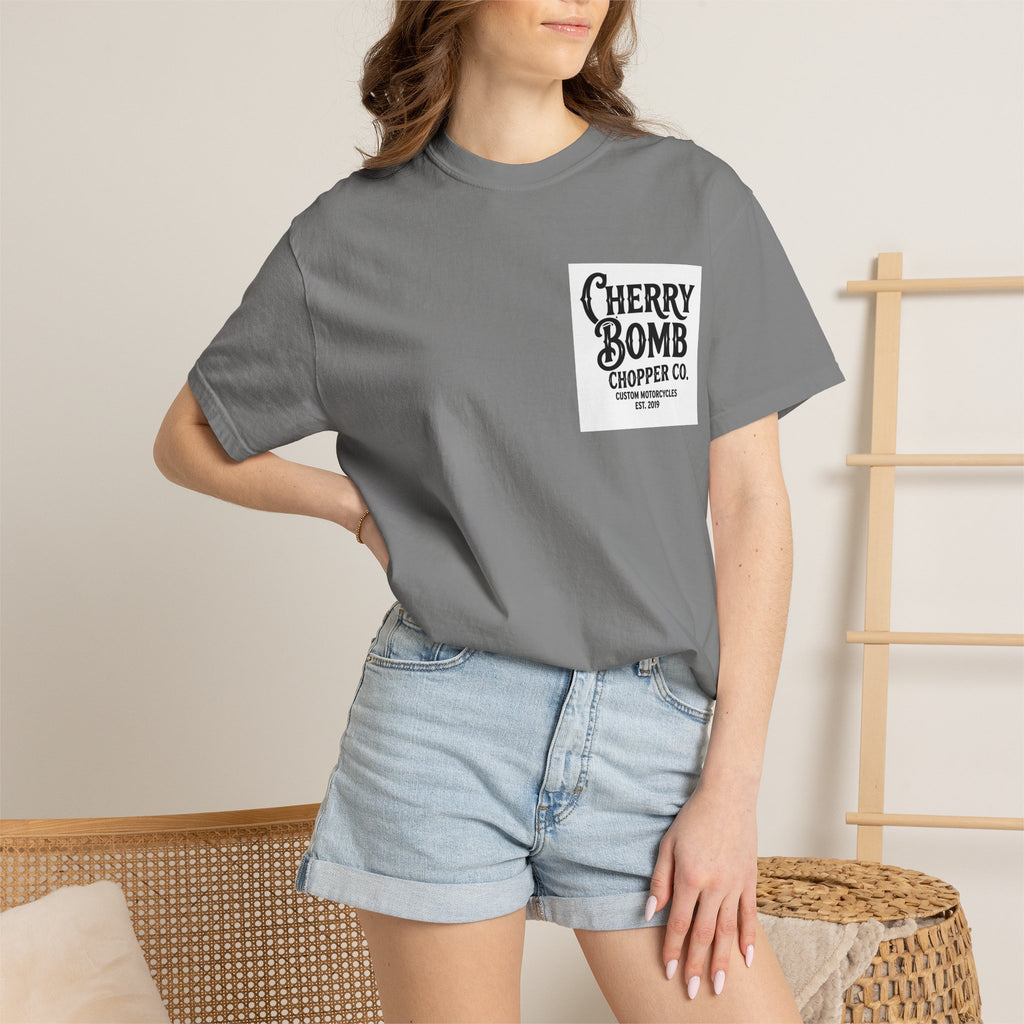 Cherry Bomb Chopper Co. Motorcycle T-Shirt