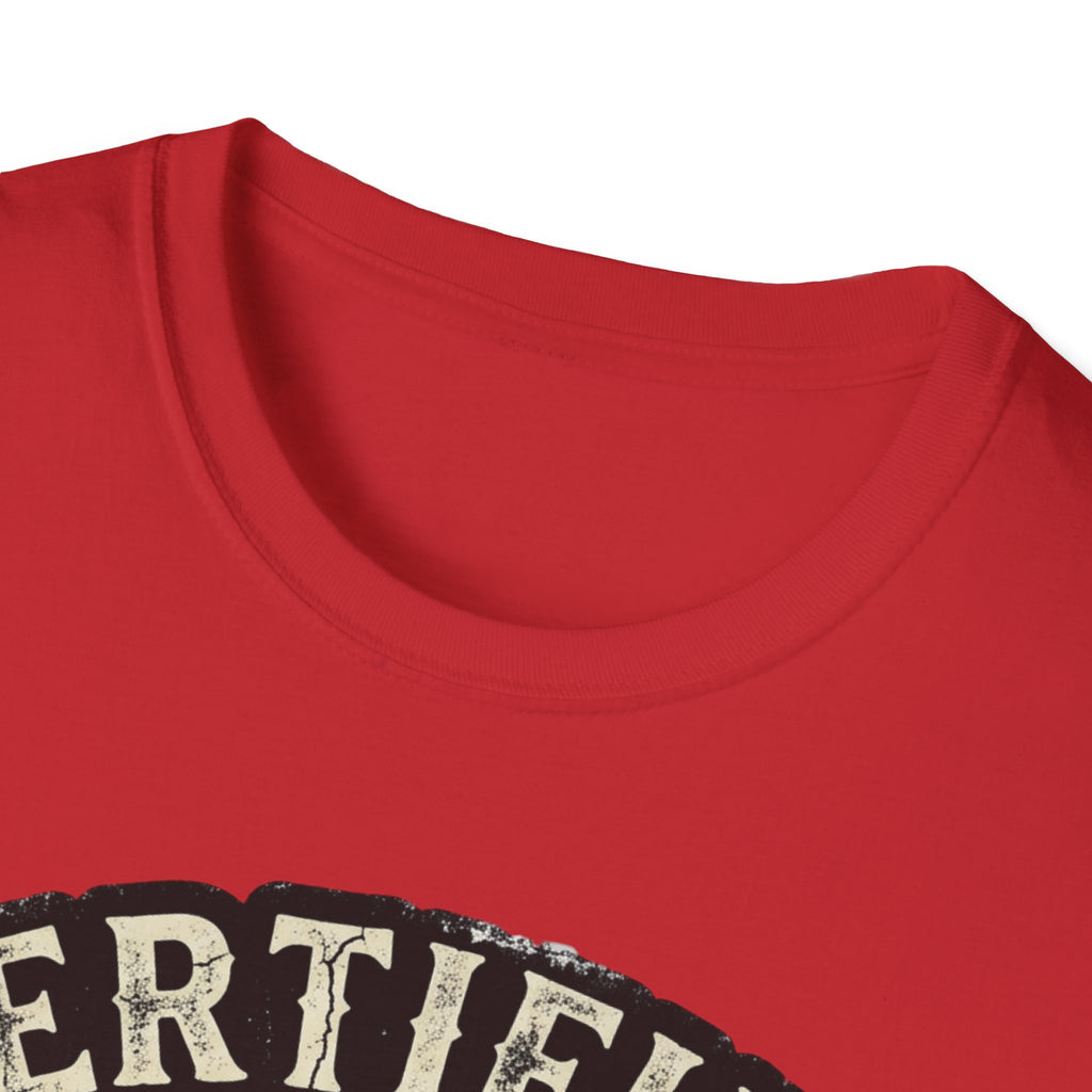 Certified Smarts Skull T-Shirt – Funny Rebel Geek Graphic Tee