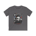 Kids Tee - "Certified Kindergarten Menace" Skull Graphic Shirt