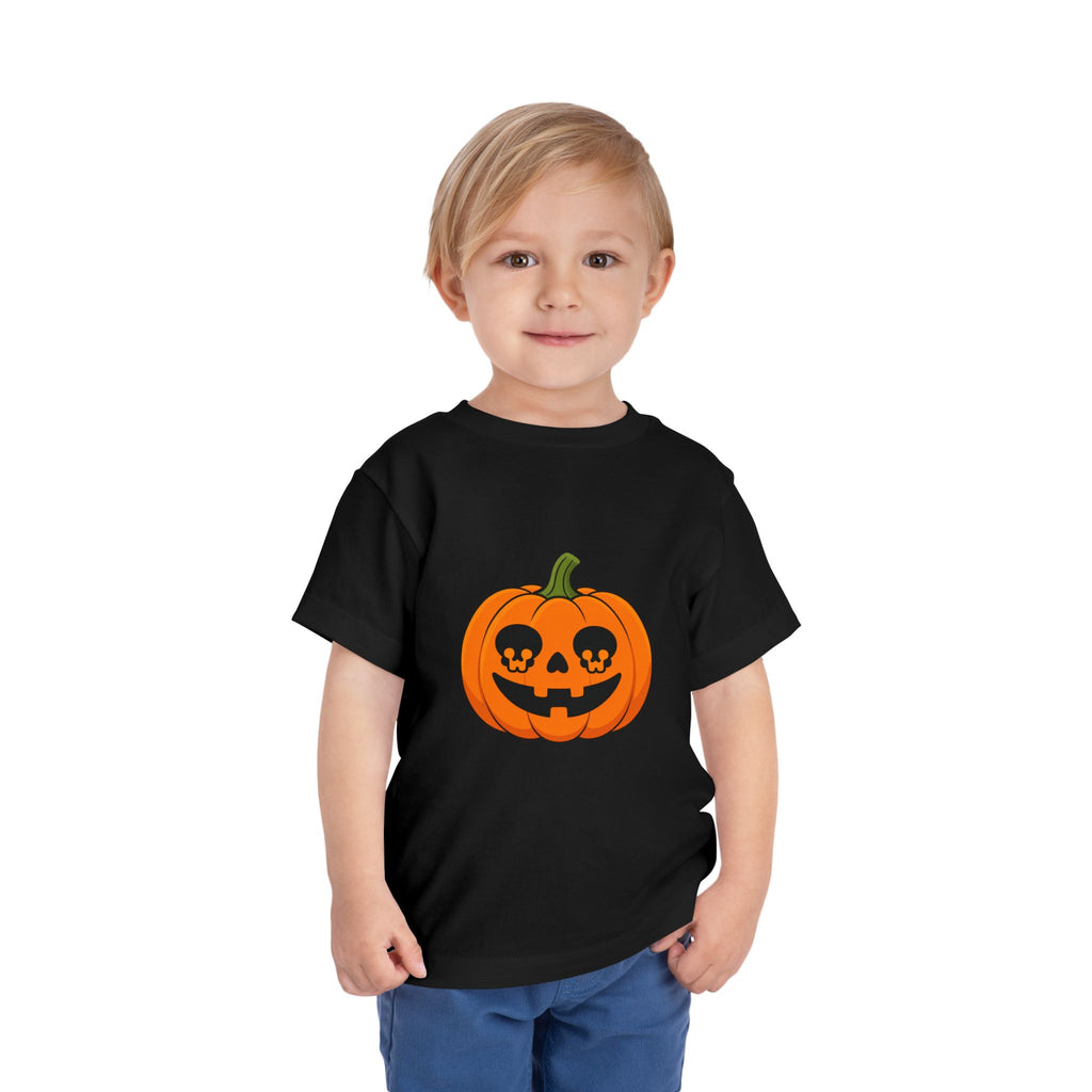 Toddler Pumpkin Jack-O'-Lantern Tee — Cute Halloween Pumpkin Shirt for Kids
