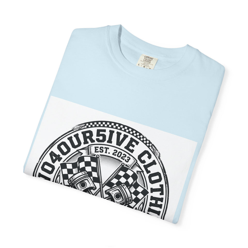 Vintage Racing Crest T-Shirt — '2W04OURSIVE CLOTHING' Graphic Tee