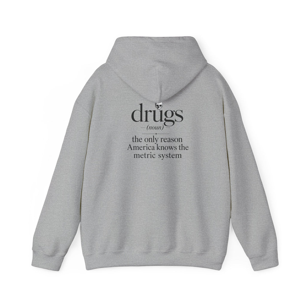 Funny 'Drugs' Definition Hoodie – Novelty Graphic Sweatshirt with Sarcastic Quote