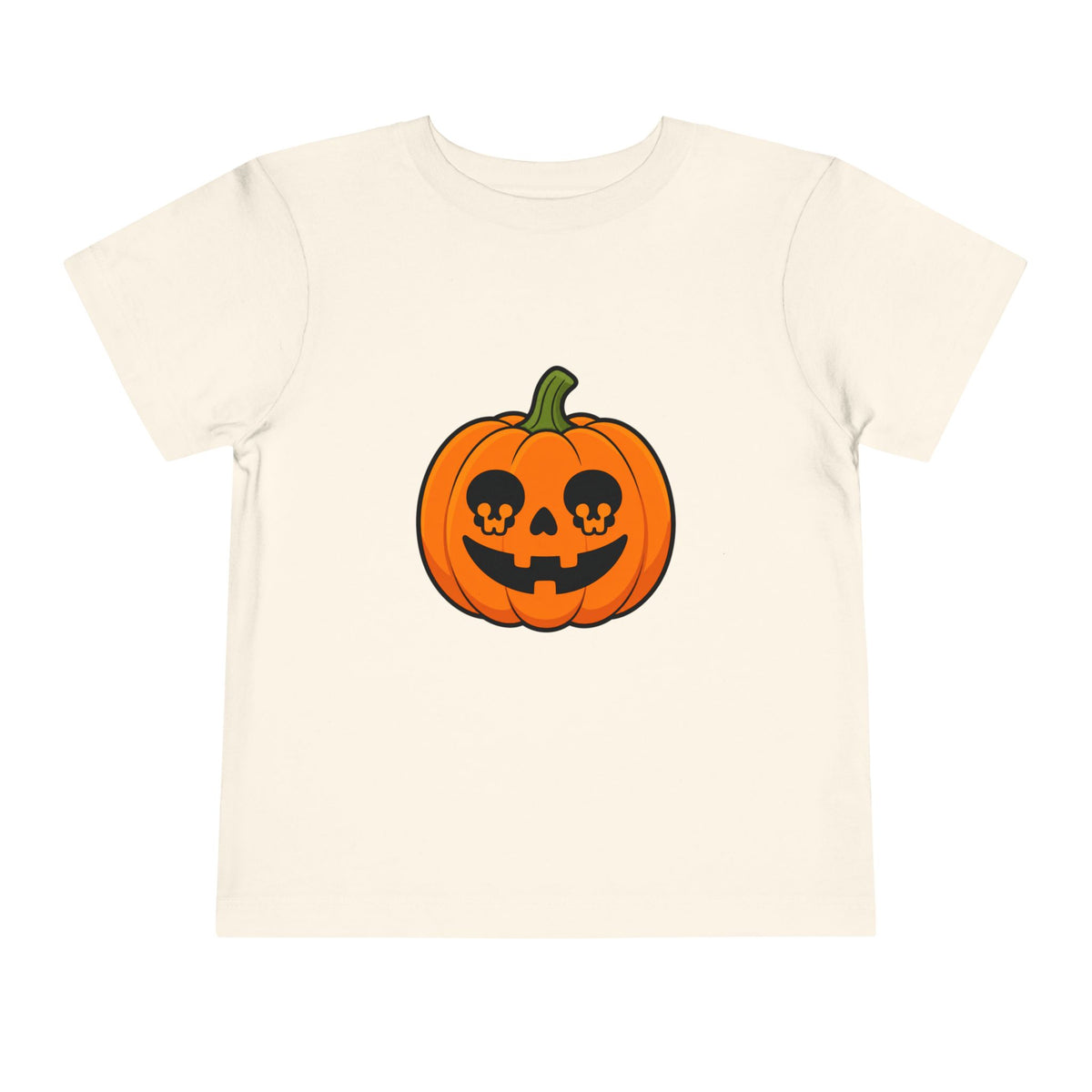 Toddler Pumpkin Jack-O'-Lantern Tee — Cute Halloween Pumpkin Shirt for Kids