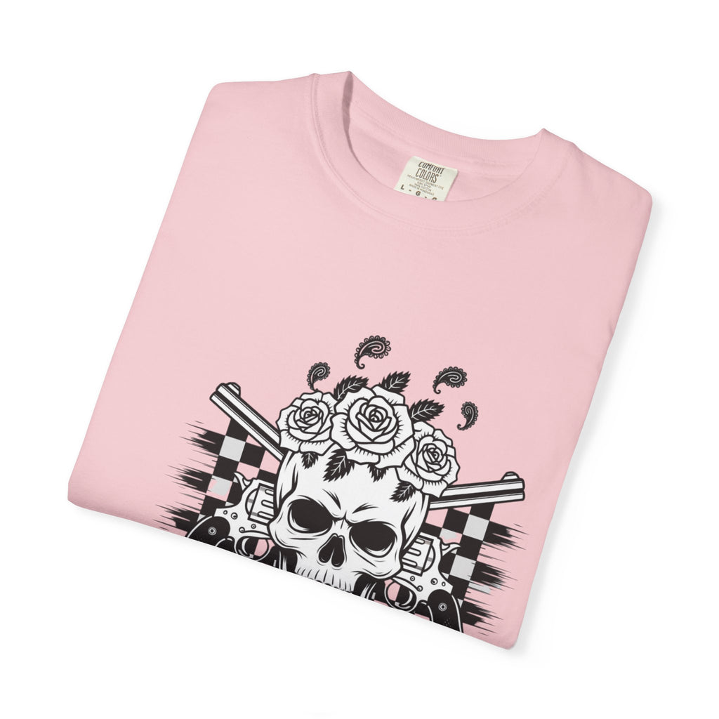 Skull & Roses T‑Shirt — "Freedom Ain't Free" Graphic Tee