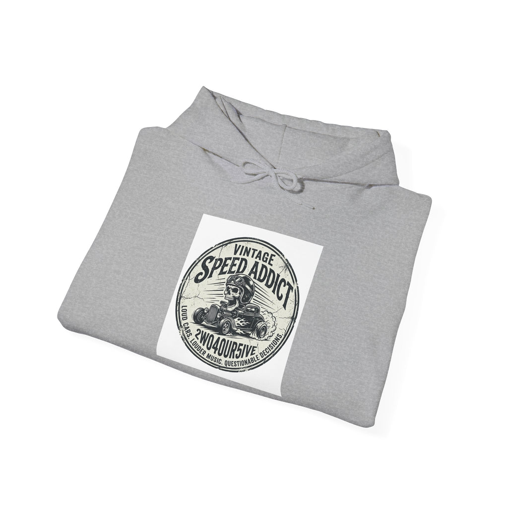 Speed Addict Vintage Motorcycle Hoodie – Retro Biker Sweatshirt
