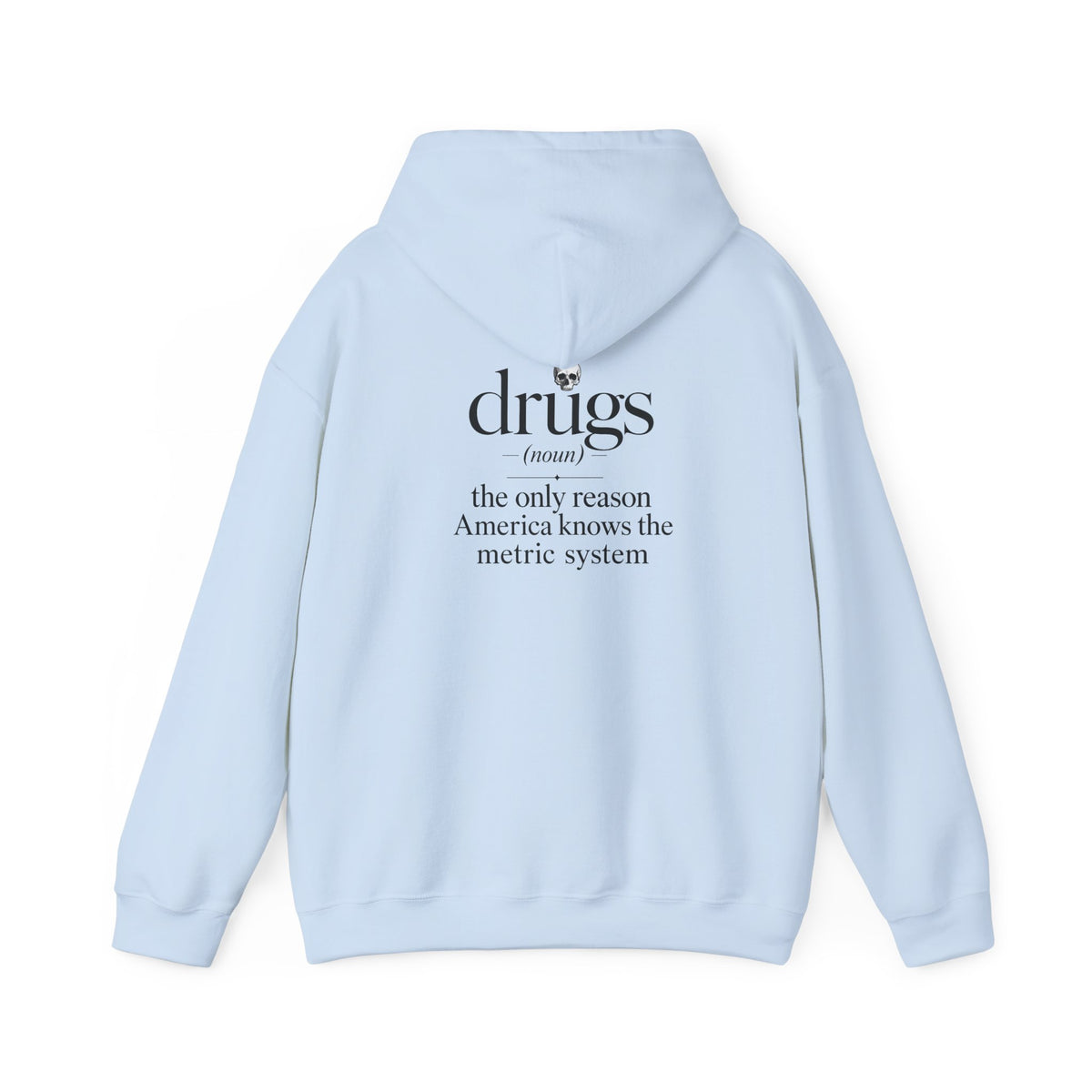 Funny 'Drugs' Definition Hoodie – Novelty Graphic Sweatshirt with Sarcastic Quote