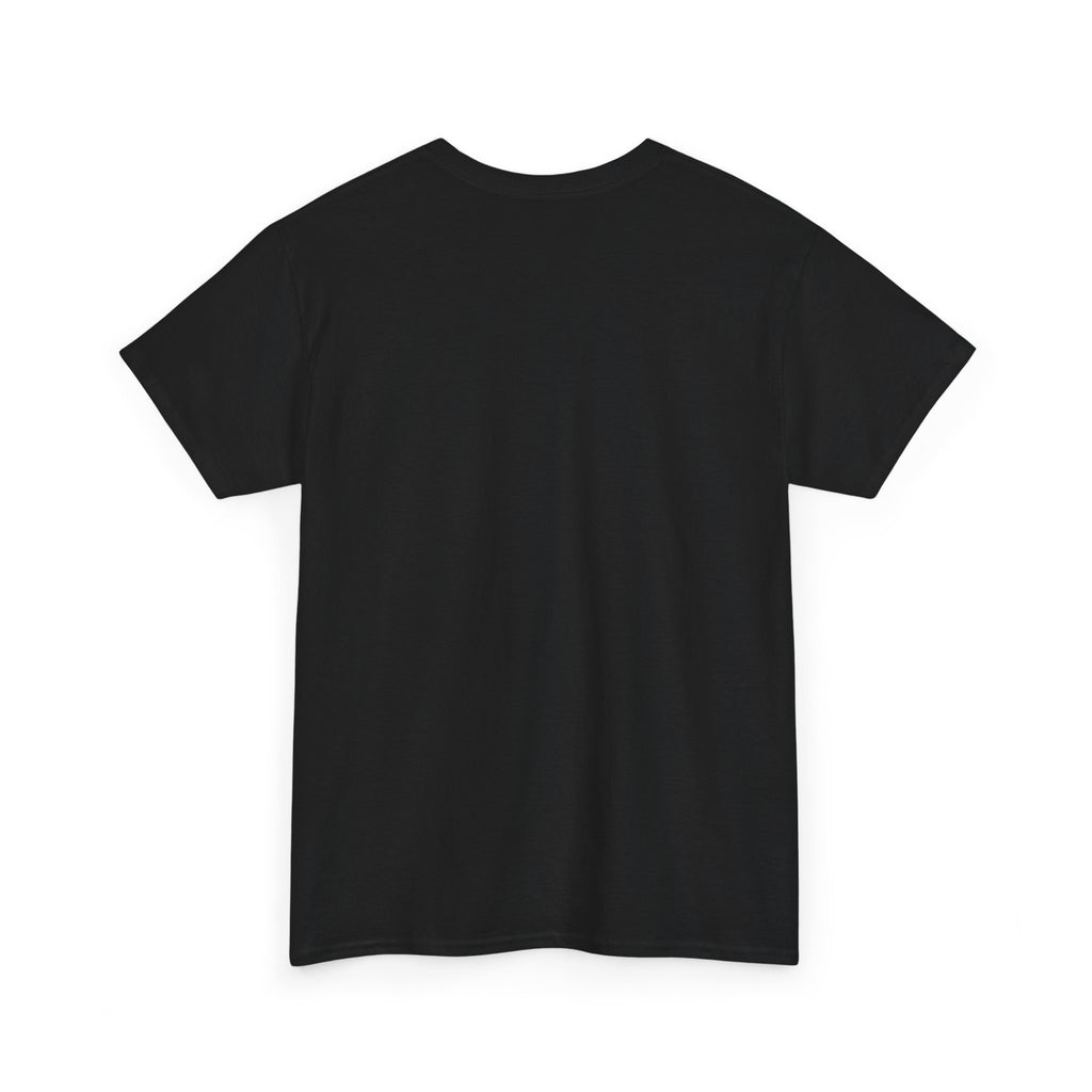 Skull Cap T-Shirt — Grunge Skull with Red Eye Slash Graphic