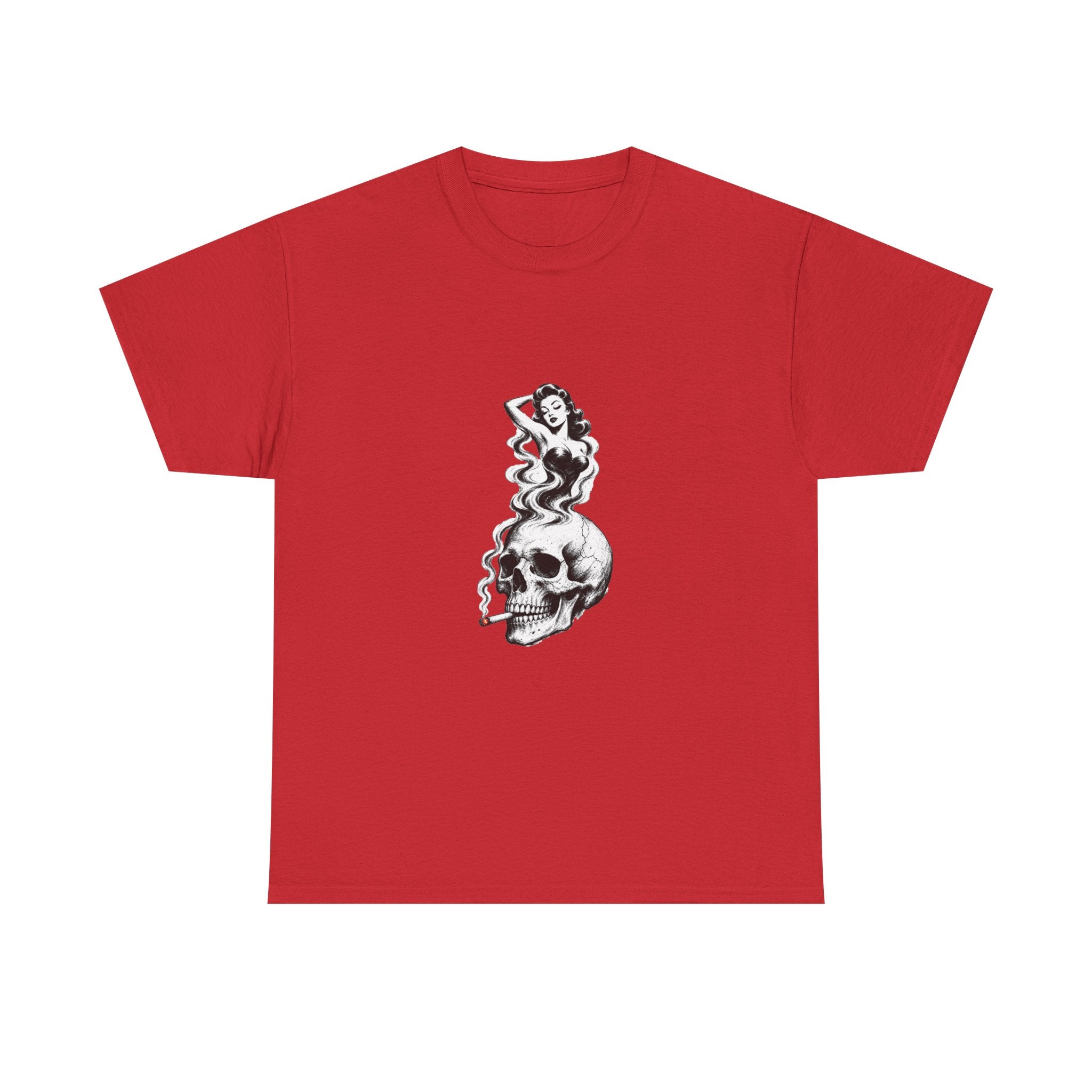 Skull & Pin-Up Graphic Tee