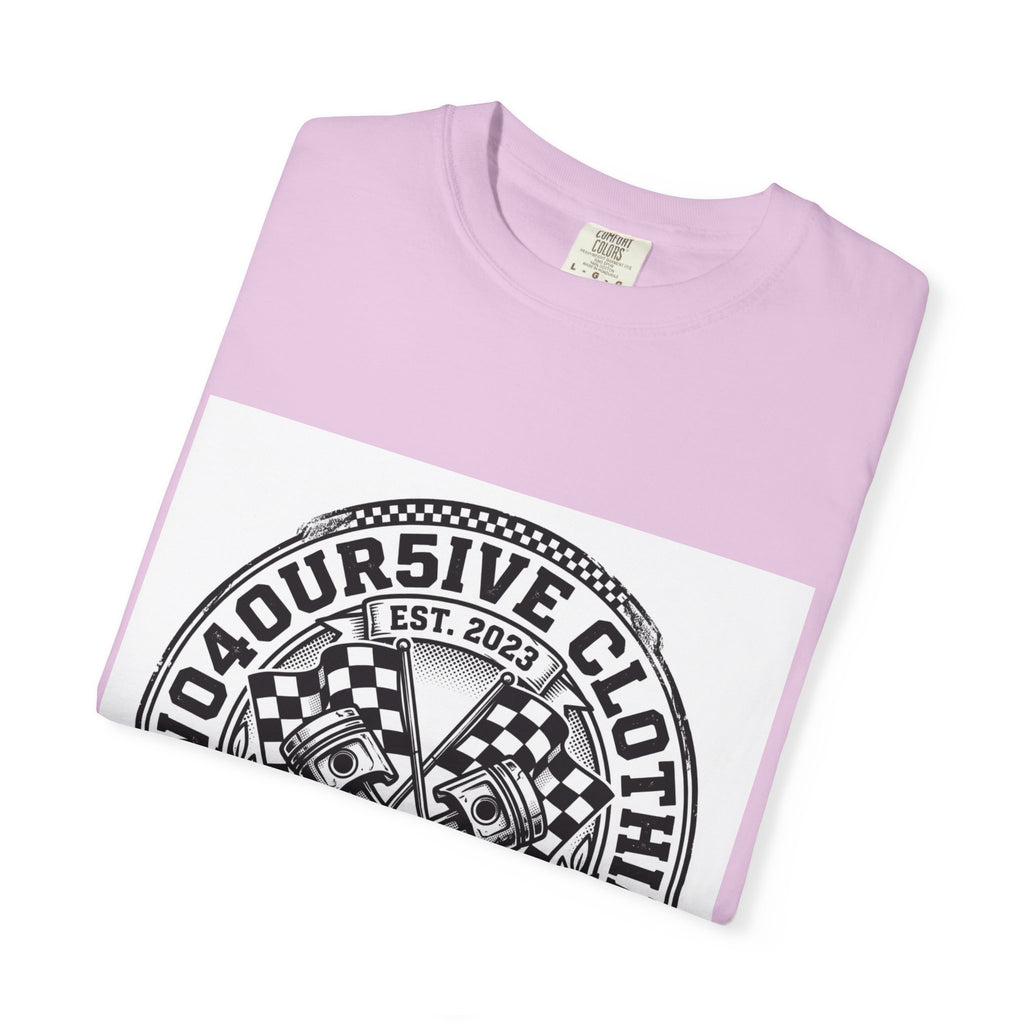Vintage Racing Crest T-Shirt — '2W04OURSIVE CLOTHING' Graphic Tee