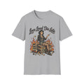 T-Shirt — "Love Loud Die Late" Retro Rocker Graphic Tee