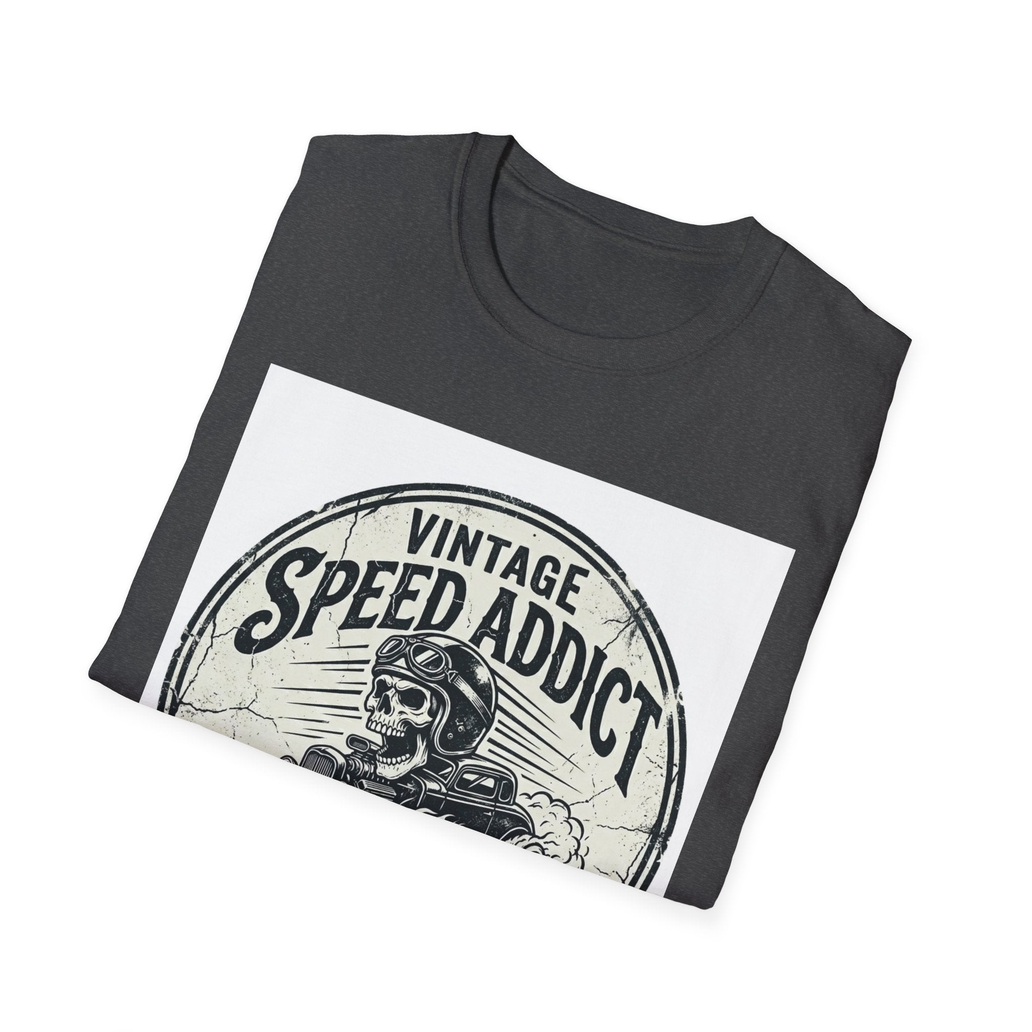 Vintage Speed Addict T-Shirt — Retro Hot Rod Racing Tee