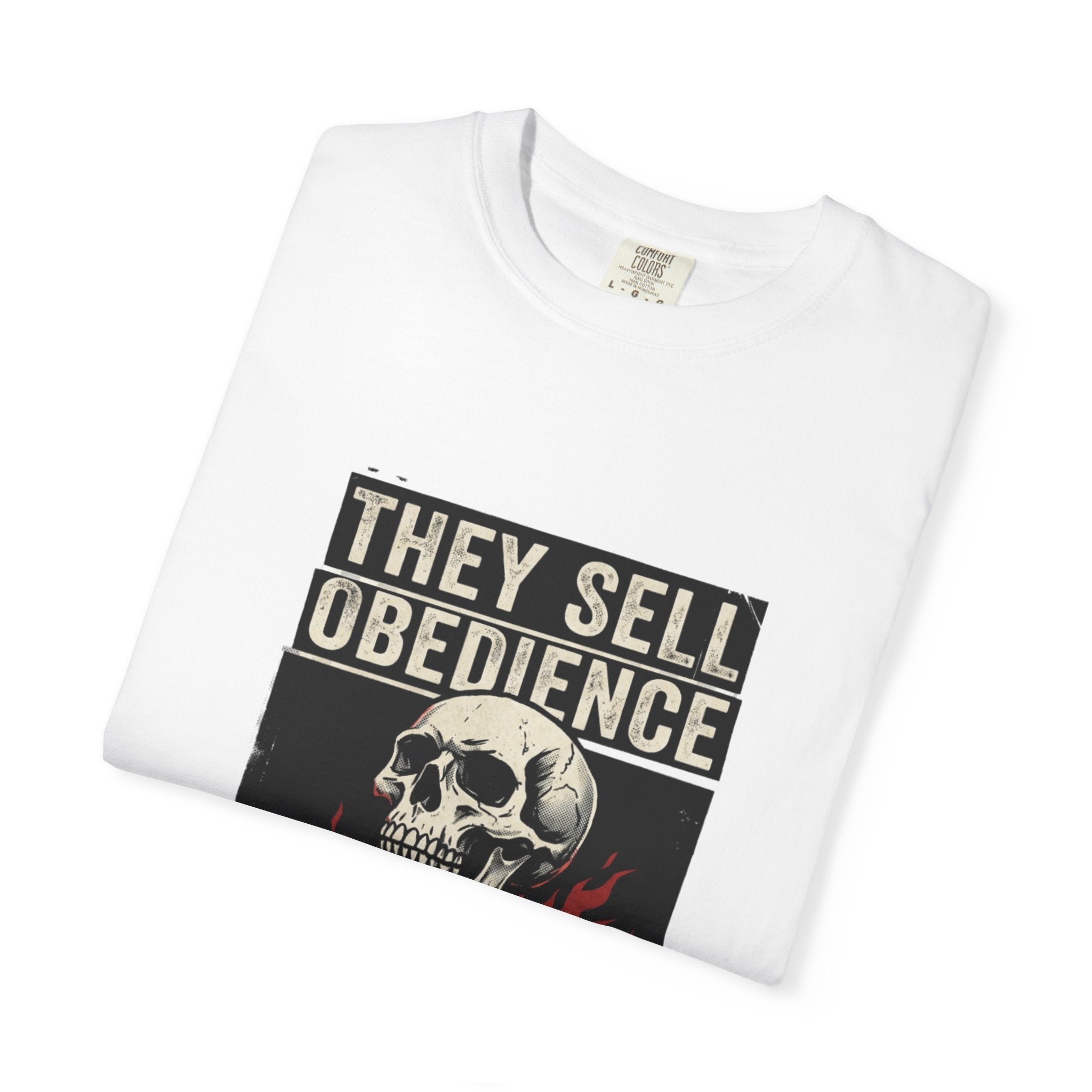 They Sell Obedience As Success Skull Graphic T-Shirt